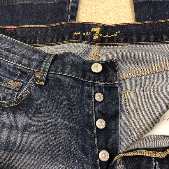 Men’s 7 For All Mankind Jeans Size 32 - Picture 2 of 6